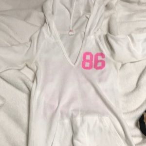 “Pink” brand pull over hoodie
